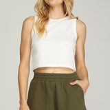 LOOK AGAIN TEXTURED SHORTS - RUST OR OLIVE