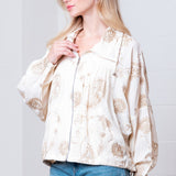 STELLAR STYLE IVORY EMBROIDERED JACKET