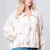 STELLAR STYLE IVORY EMBROIDERED JACKET