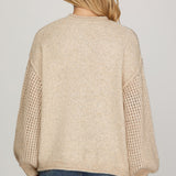 FEELING COZY CREW NECK SWEATER