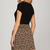 LEOPARD LOVE ANIMAL PRINT SKIRT