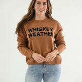WHISKEY WEATHER CARAMEL SWEATER