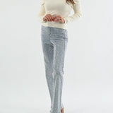 APRICOT SWIFTY STRAIGHT RHINESTONE JEANS