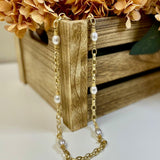 AS IT TURNS OUT PEARL LAYERING NECKLACE