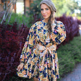 ONLINE EXCLUSIVE: ALL YOURS HONEY PLAID DETAIL DRESS