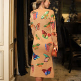 QUEEN OF SPARKLES: SEQUIN BUTTERFLY DRESS