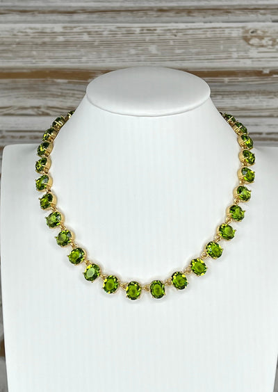 OH SO TRACIE CITRON CRYSTAL NECKLACE