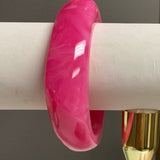 ALL THE RAGE LUCITE BRACELETS - ASSORTED COLORS