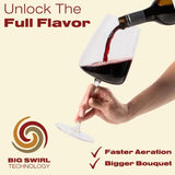 GOLIATH BIG WINE GLASSES - SET OF TWO