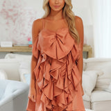 ONLINE EXCLUSIVE:  PEDALS FALL ROSE MINI DRESS