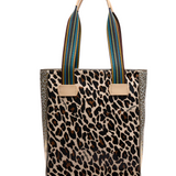 CONSUELA:  CHICA MONA LEOPARD TOTE