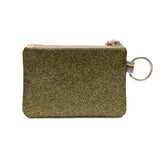CONSUELA: OLY OLIVE GLITTER POUCH