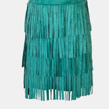 ONLINE EXCLUSIVE: BRING THE DRAMA SUEDE FRINGE MINI SKIRT