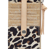 CONSUELA: MONA LEOPARD CARD ORGANIZER