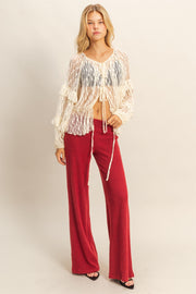 DELICATE DREAMS LACE BLOUSE