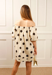 DANCING WITH JOY POLKA DOT DRESS