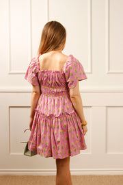 FIELD OF WILD FLOWERS BOW DRESS