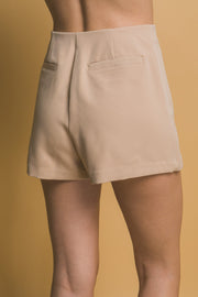 FREE TO BE ME ANGLED SKORT - KHAKI, WHITE OR BLACK