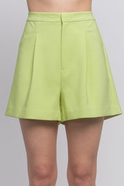 SOCIAL CLUB PLEATED WAIST SHORTS