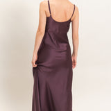 NYC NIGHTS SILKY SLIP DRESS