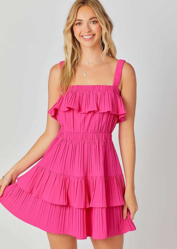 LIFE IN LUXE HOT PINK DRESS