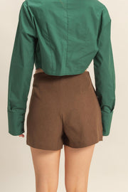 MANHATTAN PROJECT FALL SKORT - BROWN OR BLACK