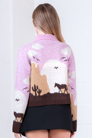 MANE ATTRACTION  KNIT CARDIGAN SWEATER