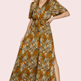 FALL FOR YOU BELL SLEEVE MAXI DRESS