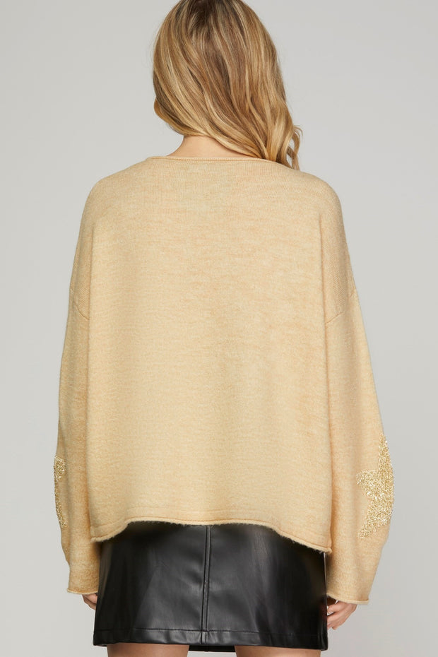 STARRY NIGHTS SEQUINS SWEATER