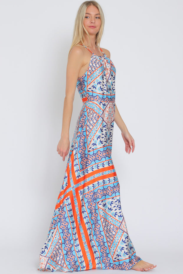 DAWN DREAMING ADJUSTABLE STRAP MAXI DRESS