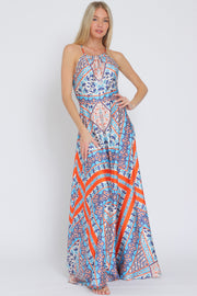 DAWN DREAMING ADJUSTABLE STRAP MAXI DRESS