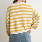 COASTAL EASE STRIPE SWEATER