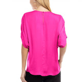 LOVE STORY DOLMAN SLEEVE BLOUSE - HOT PINK, LAVENDER, PINK