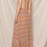 FEELING BOHO CROCHET HALTER DRESS