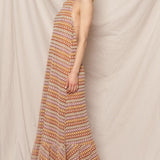 FEELING BOHO CROCHET HALTER DRESS