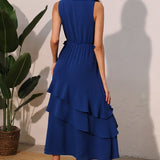 CITY NIGHTS ROYAL BLUE MAXI DRESS