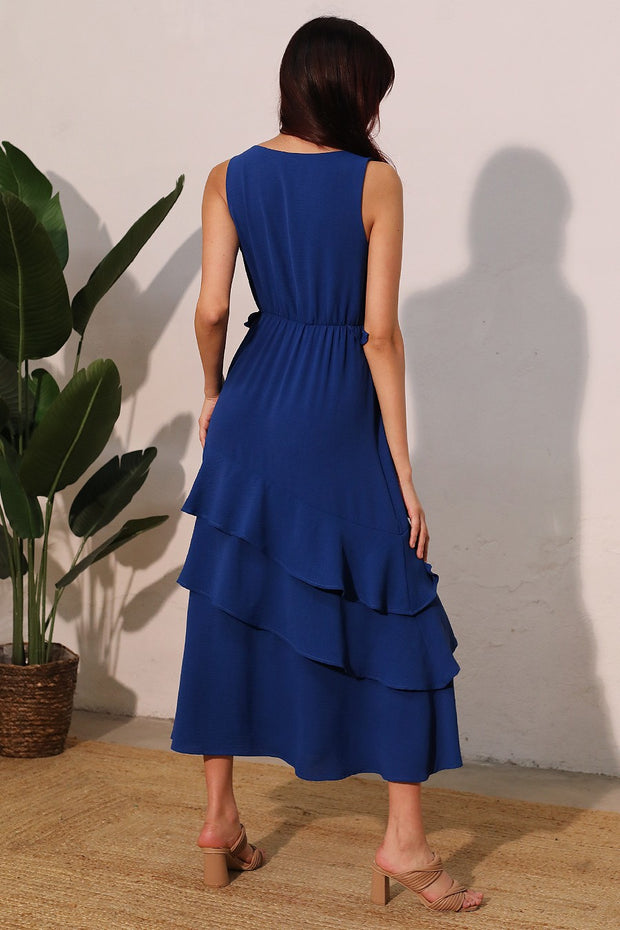 CITY NIGHTS ROYAL BLUE MAXI DRESS