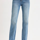 RISEN TUMMY CONTROL HIGH RISE STRAIGHT JEANS