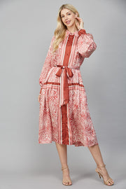 MOVE WITH PURPOSE ANIMAL PRINT DRESS