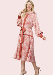 MOVE WITH PURPOSE ANIMAL PRINT DRESS