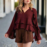 PATH TO GREATNESS WINE RUFFLE TOP