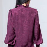 ALWAYS IN STYLE RUFFLE BLOUSE
