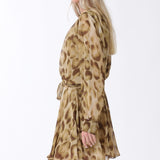 LOVING VIEWS LEOPARD PRINT DRESS