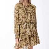 LOVING VIEWS LEOPARD PRINT DRESS