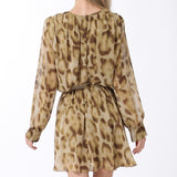 LOVING VIEWS LEOPARD PRINT DRESS