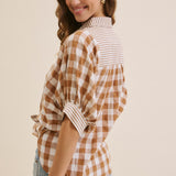 PICNIC PERFECT GINGHAM BLOUSE