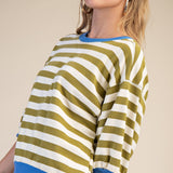 CHIC LINES BUBBLE SLEEVE SWEATSHIRT