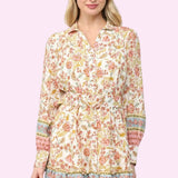 TIME FOR TEA FLORAL DRESS