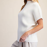 SPRINGTIME SWEETIE OFF WHITE OVERSIZED SWEATER