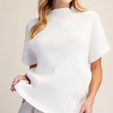 SPRINGTIME SWEETIE OFF WHITE OVERSIZED SWEATER